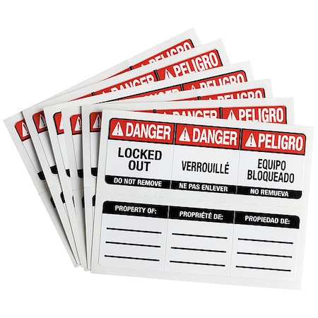 Padlock Label, Height 57/64