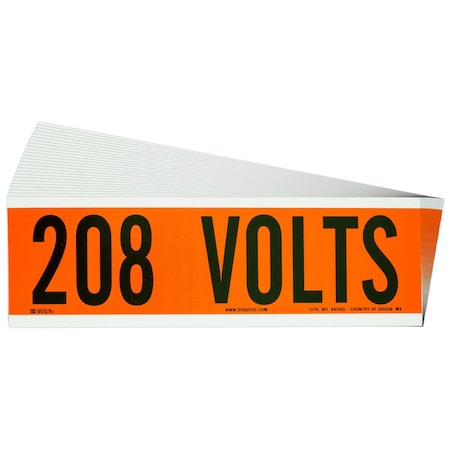 Conduit and Voltage Sign and Labels, PK25 MPN:152317