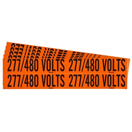 Conduit and Voltage Sign and Labels, PK5 MPN:152358