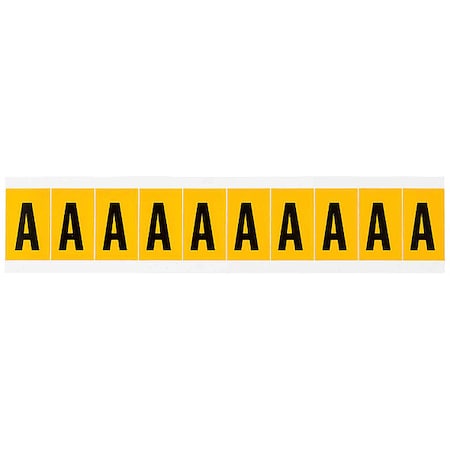 Numbers And Letters Kit, A, PK10 MPN:1530-A