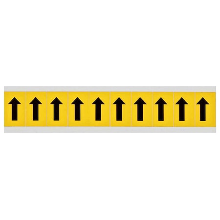 SymbolLabel, Vinyl, 1-1/2inH, 7/8inW, PK10 MPN:1530-ARO