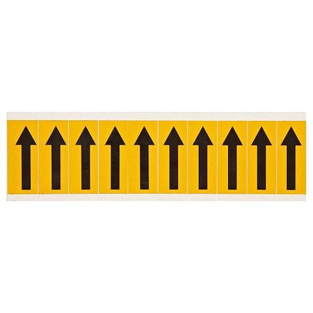 Symbol Label, Vinyl, 2-1/4 in H, 7/8 in W, PK10 MPN:1534-ARO