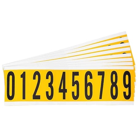 NumberLabelSet, 2-1/4inH, 7/8inW, PK25 MPN:1534-# KIT