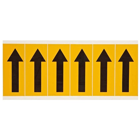 Symbol Label, Vinyl, 3-1/2 in H, 1-1/2 in W MPN:1550-ARO