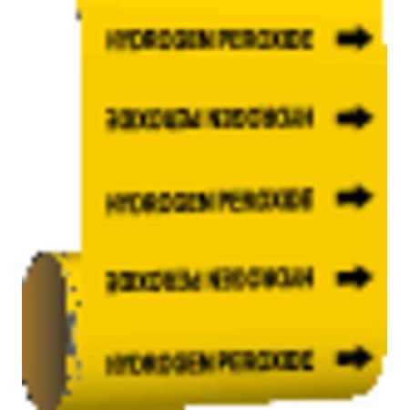 Pipe Marker, Hydrogen Peroxide, Yel, 15547 MPN:15547