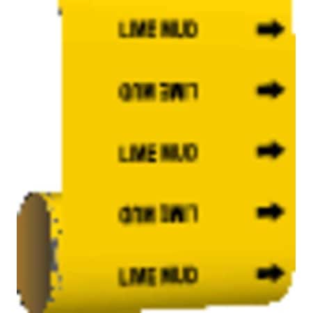 Pipe Marker, Lime Mud, Yellow, 15549 MPN:15549