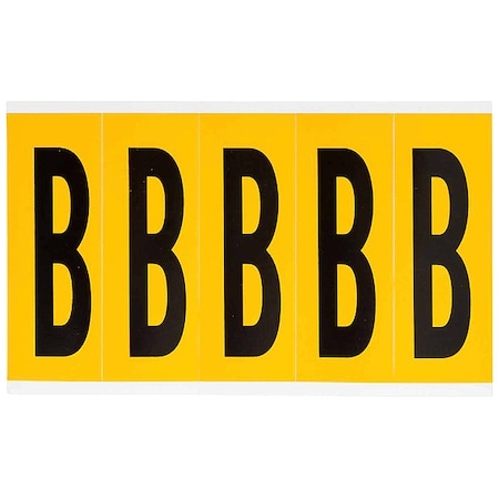 Letter Label, B, 5inHx1-3/4inW, No. Cards 1 MPN:1560-B