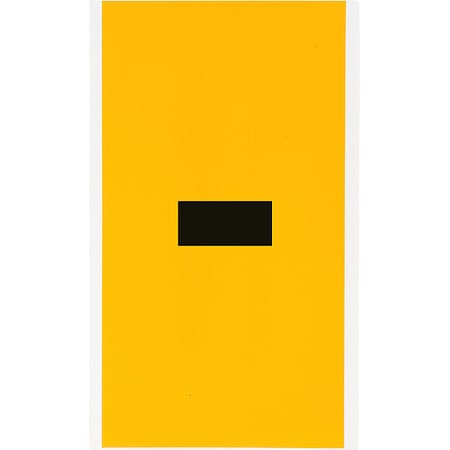 Numbers & Letters, Black On Yellow, 6 Inch MPN:1570-DSH