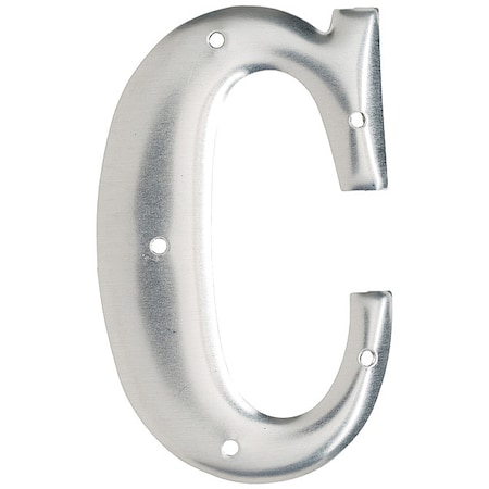 Letter, Aluminum, Roman, 3 in. H, C, PK10 MPN:1600-C