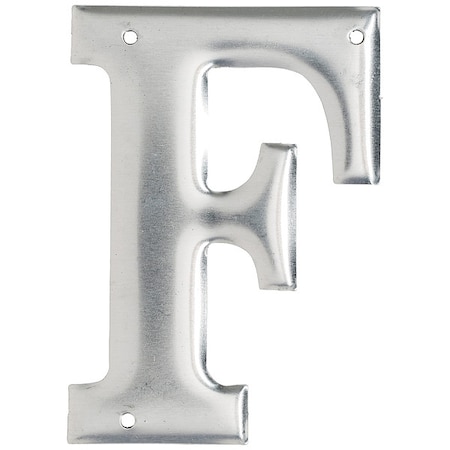Letter, Aluminum, Roman, 3 in. H, F, PK10 MPN:1600-F