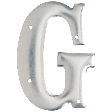 Letter, Aluminum, Roman, 3 in. H, G, PK10 MPN:1600-G