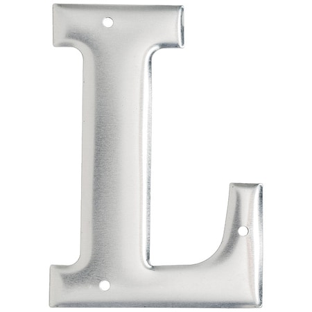 Letter, Aluminum, Roman, 3 in. H, L, PK10 MPN:1600-L