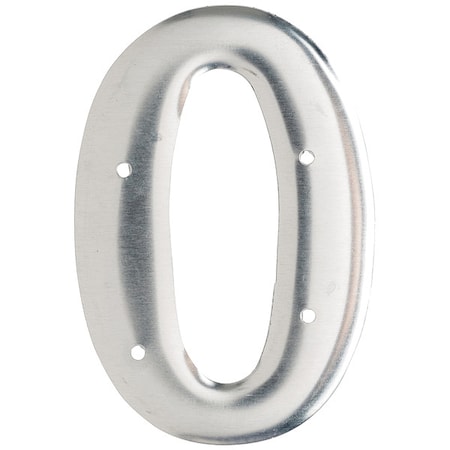 Letter, Aluminum, Roman, 3 in. H, O, PK10 MPN:1600-O