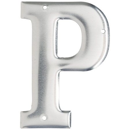 Letter, Aluminum, Roman, 3 in. H, P, PK10 MPN:1600-P