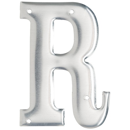 Letter, Aluminum, Roman, 3 in. H, R, PK10 MPN:1600-R
