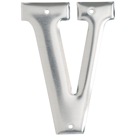 Letter, Aluminum, Roman, 3 in. H, V, PK10 MPN:1600-V