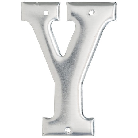 Letter, Aluminum, Roman, 3 in. H, Y, PK10 MPN:1600-Y