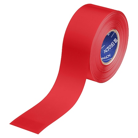 Floor Marking Tape, Red, 3