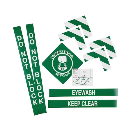 Eye Wash Floor Marking Kit MPN:178551