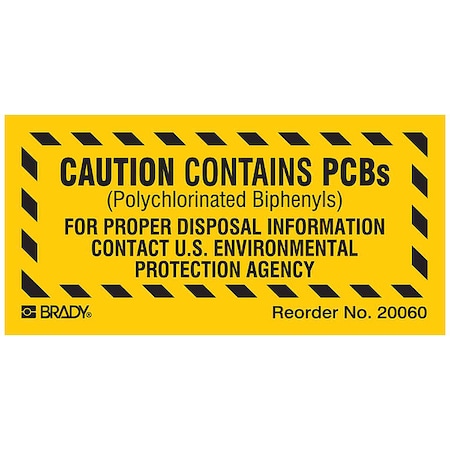 Label, PCB, Polyester, 2 in W, 1 in H MPN:20060LS