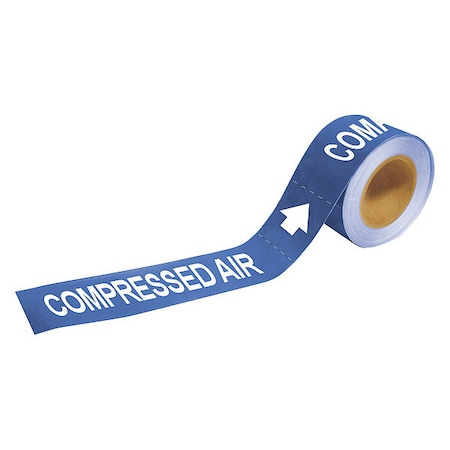 Pipe Marker, Compressed Air, 1 In.H, 20415 MPN:20415