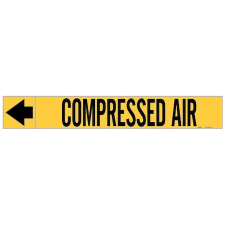 Pipe Marker, Compressed Air, 1 In.H, 20416 MPN:20416