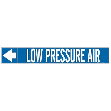 Pipe Marker, Low Pressure Air, 1 In.H MPN:20443