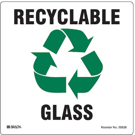 Recycling Label, Recycling Glass, PK5 MPN:20638FLS
