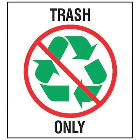 Recycling Label, 5 In. H, 5 In. W, PK5 MPN:20774FLS