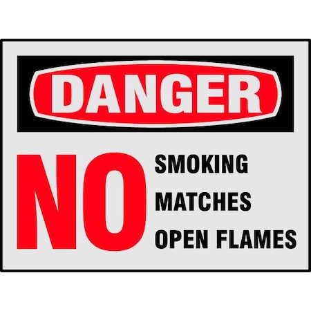 Danger Label, 3 1/2 in Height, 5 in Width, Reflective Sheeting, Horizontal Rectangle, English MPN:21003LS