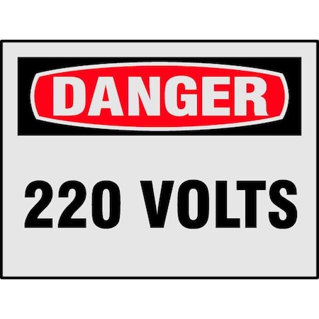 Danger Label, 5 In. W, 3-1/2 In. H, PK8, 21008LS MPN:21008LS