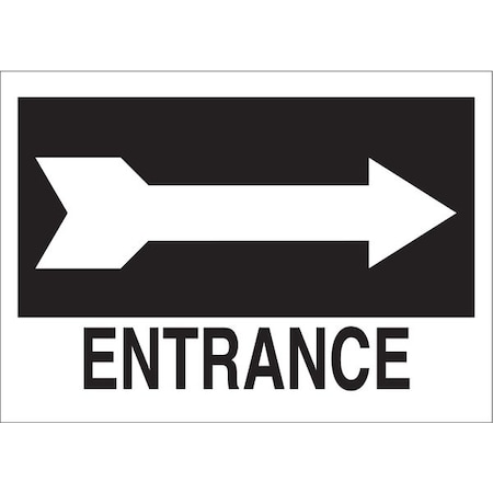Entrance, 10 in x 14 in, Rectangle, Plastic, 25767 MPN:25767
