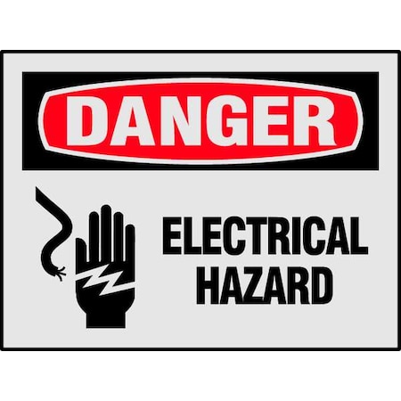 Safety Label, 3 1/2 in Height, 5 in Width, Reflective Sheeting, Horizontal Rectangle, English MPN:27408LS