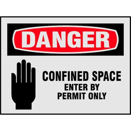 Danger Label, 3-1/2 In. H, 5 In. W, PK8, 27417LS MPN:27417LS