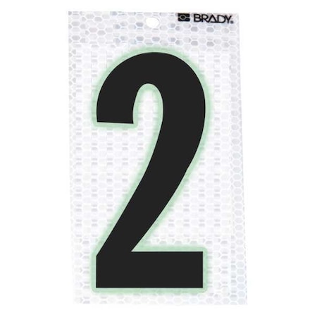 NumberLabel, 2-3/8inH, 1-1/2inW, PK10 MPN:3000-2