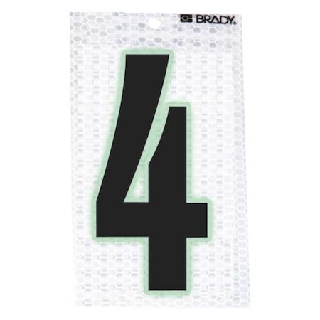 NumberLabel, 2-3/8inH, 1-1/2inW, PK10 MPN:3000-4
