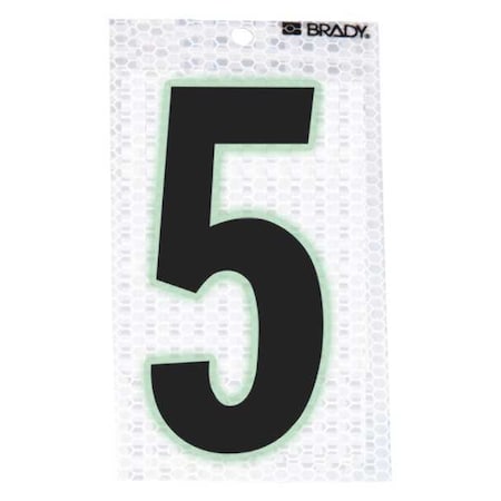 NumberLabel, 2-3/8inH, 1-1/2inW, PK10 MPN:3000-5
