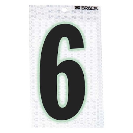 NumberLabel, 2-3/8inH, 1-1/2inW, PK10 MPN:3000-6
