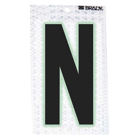 LetterLabel, 2-3/8inH, 1-1/2inW, PK10 MPN:3000-N