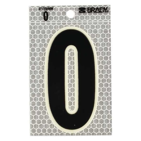 NumberLabel, 3-1/2inH, 2-1/2inW, PK10 MPN:3010-0