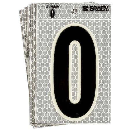 NumberLabel, 6inH, 3inW, PK10 MPN:3020-0