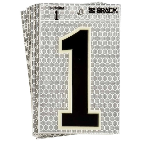 NumberLabel, 6inH, 3inW, PK10 MPN:3020-1