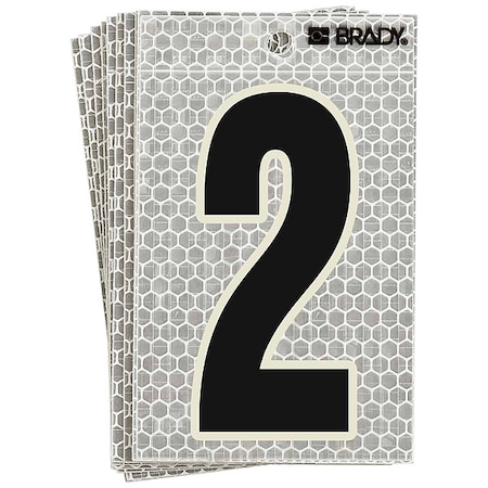 NumberLabel, 6inH, 3inW, PK10 MPN:3020-2