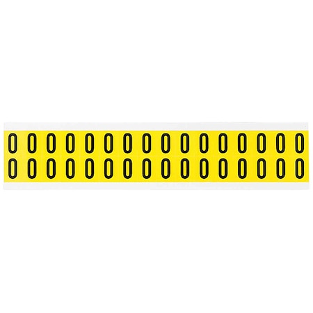 Number Label, Vinyl, 3/4 in H, 5/8 in W MPN:3420-0
