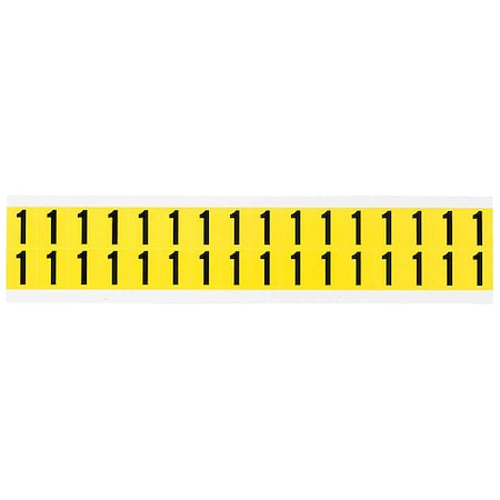 Number Label, Vinyl, 3/4 in H, 5/8 in W MPN:3420-1