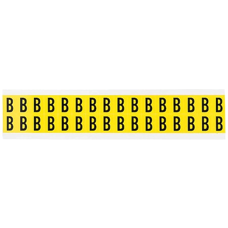 LetterLabel, Vinyl, 3/4inH, 5/8inW, PK32 MPN:3420-B