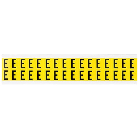 LetterLabel, Vinyl, 3/4inH, 5/8inW, PK32 MPN:3420-E