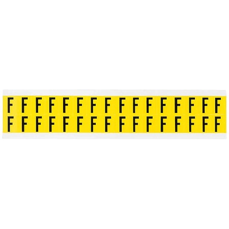 LetterLabel, Vinyl, 3/4inH, 5/8inW, PK32 MPN:3420-F