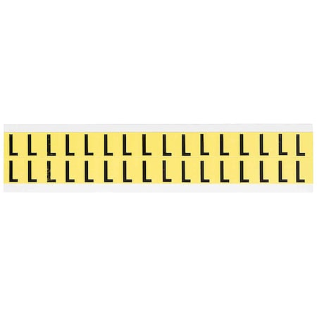 LetterLabel, Vinyl, 3/4inH, 5/8inW, PK32 MPN:3420-L