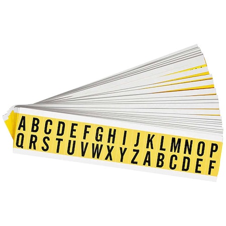 LetterLabelSet, Vinyl, 3/4inH, 5/8inW, PK25 MPN:3420-LTR KIT